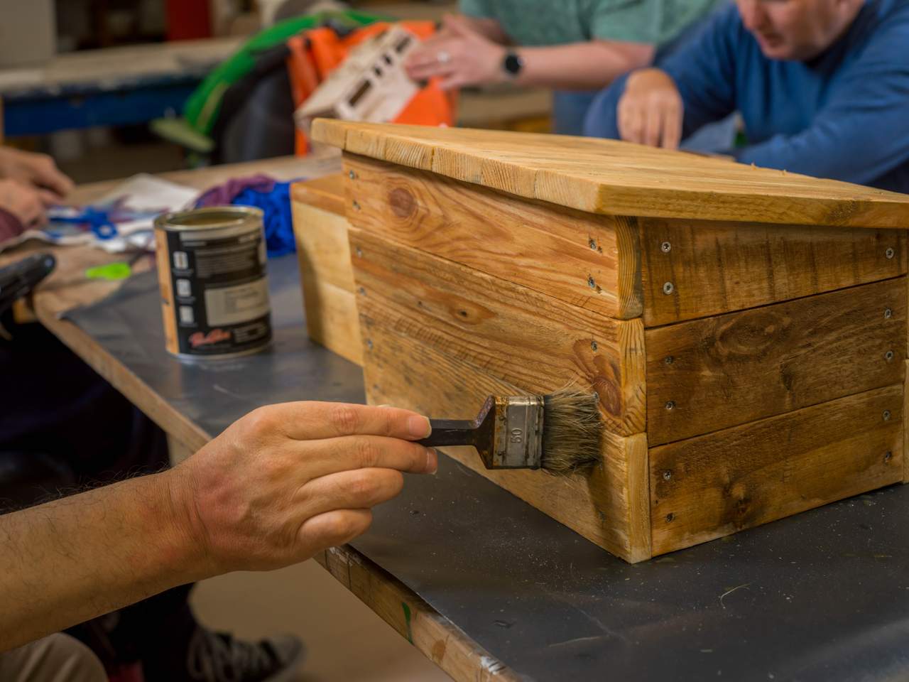 Werken met hout