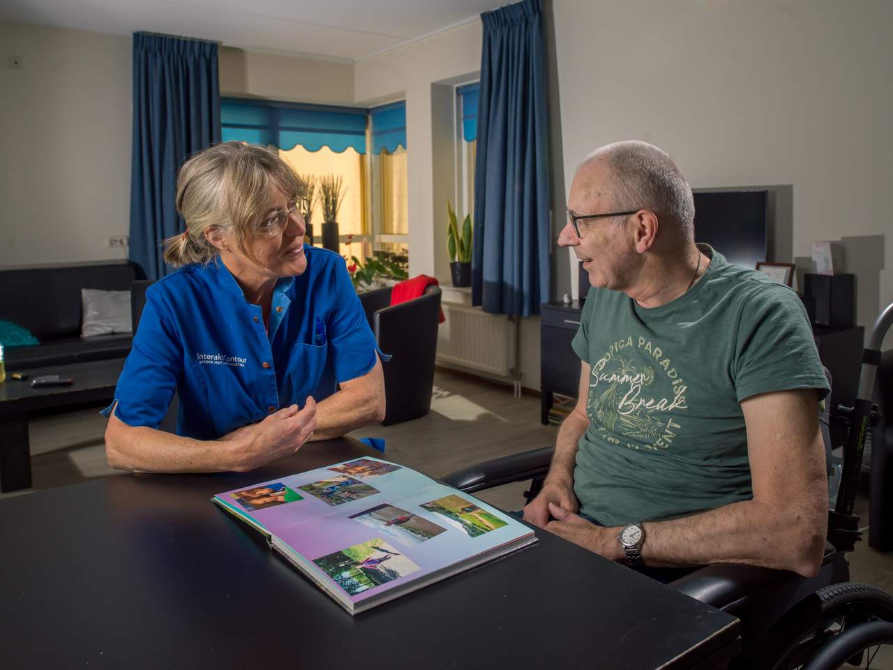 Bij bewoner in appartement Nijkerk Vetkamp