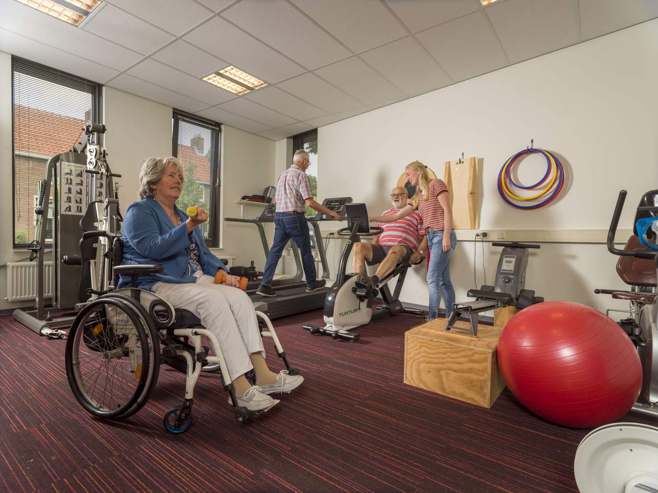 Sporten tijdens Fit en Vitaal
