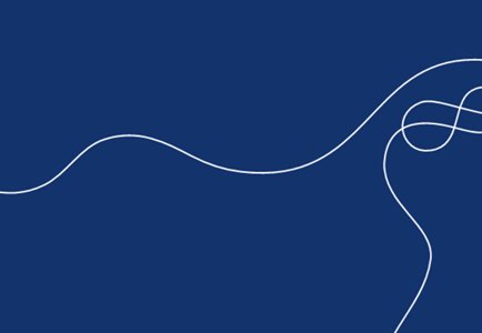 Banner blauw