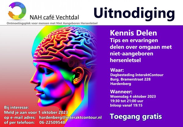 NAH café Vechtdal Hardenberg uitnodiging