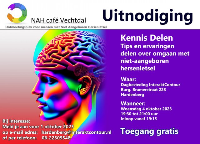 NAH café Vechtdal Hardenberg uitnodiging